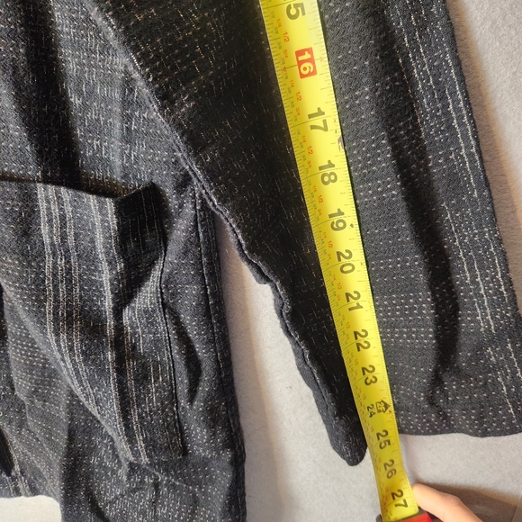 Eileen Fisher Project Dress And Jacket Set Size Medium Black Textured Weave - Picture 11 of 14